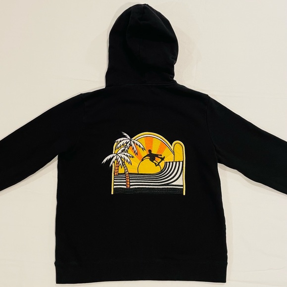 Stella McCartney Kids Hoodie Boys 14 Girls Skater Cotton Hooded Sweatshirt Black - Picture 4 of 5